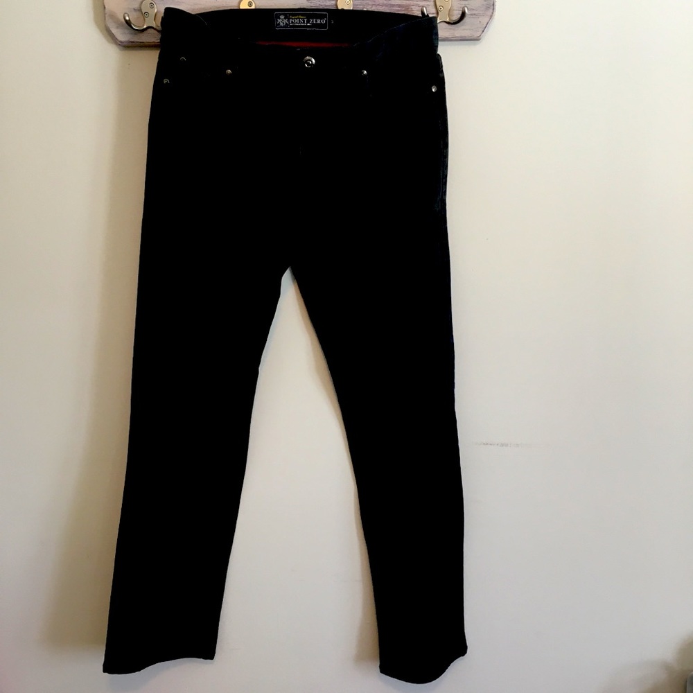Men’s dark gray point zero jeans